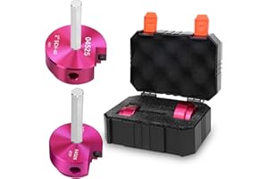 JYINCPED Épargneur de raccord en PVC avec tête de 3,8 cm et 5,1 cm, alésoir de tuyau en PVC avec tige hexagonale de 1,9 cm, alésoir de raccord de tuyau en plastique pour plomberie SCH.40 CPVC ABS