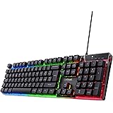 Trust Gaming GXT 835 Azor Tastiera Gaming, Layout Italiano QWERTY, USB, Anti-ghosting, Tastiera Retroilluminata LED RGB Per P