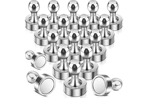 ‎SWIHORAB Starke Magnete, 18 Stück Neodym Magnete Extra Stark, Mini Magnet für Magnettafel, Kleine Magnet für Whiteboard, Kühlschrank Kegelmagnete Kleine Kühlschrankmagnete für Pinnwand Büro