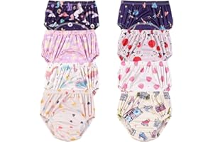 DUDUFUN 6/8-Pack Baby Toddler Potty Tracksuit Pants Trainer Pants for Boys and Girls 2-6 Years