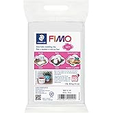 Fimo Soft Polimer Kil - White - 454g | 8 porsiyonlu b&uuml;y&uuml;k pişirme bloğu, takı ve dekorasyon i&ccedil;in kendi renk tonlarınızı yarat