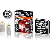 لمبة الشرب الليلية LED OSRAM T10 W5W، 12 فولت 1 وات، عبوتان، قطبية عالمية، ضمان 4 سنوات