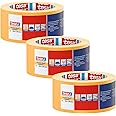 tesa 4334-00004-00 Precision Indoor-Razor Sharp Edge Masking Tape for Painting and Decorating, Residue Free Removal, 50 m x 50 mm, 50mm