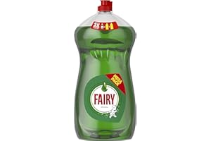 Fairy Original Washing Up Liquid Green With LiftAction 1450ML, No Soaking, No Grease, No Fuss
