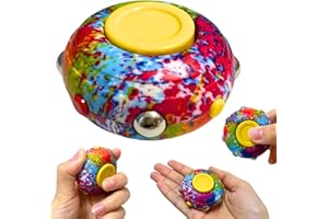 Yeefunjoy Handkreisel Fidget Toy, Hand Spielzeug Antistress, Handkreisel Spielzeug für Erwachsene Kinder, Fidget Gyro Spielzeug Sensorisches Spielzeug zum Abbau von Ängsten für Kinder und Erwachsene