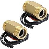 Kyrio 2PCS G3 / 4 "Commutateur de capteur à Effet Hall de débit d'eau Débitmètre Capteur de capteur de Compteur de Liquide 1-