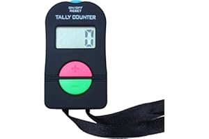 EWINEVER Clicker Electronic Counter, Digital Hand Tally Counter Electronic Manual Clicker with Lanyard Add Subtract Model For Running Golf Football