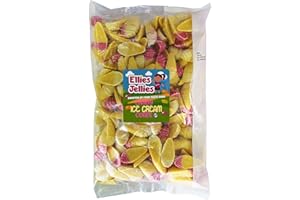 Ellies Jellies Candy Ice Cream Cones 1kg Bag