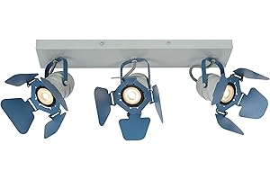 Lucide PICTO - Deckenstrahler Kinderzimmer - 3xGU10 - Blau