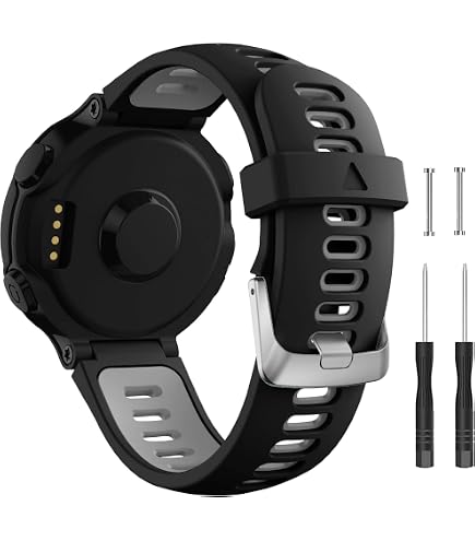 KAIBSEN® Per Garmin Forerunner 735XT 2.5D Vetro temperato Protezione dello Schermo, Film in Vetro Chiaro HD No-Bubble, 9H durezza, Scratch resistere