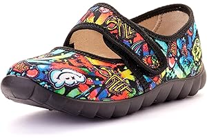 Nordan Pantofole Bambino e Bambina Comode, Antiscivolo e Lavabili in Lavatrice - Ideali per Asilo, Casa e Passeggiate - Ampia Scelta di Colori e Design! 360650