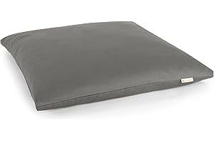 Lotuscrafts Tappetino da meditazione, cuscino da meditazione, modello Zabuton Delux, altezza 4 o 7 cm, fodera lavabile 100% cotone, certificato GOTS