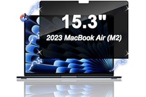 Wonsoso Kompatibel für Macbook Air 15,3" M2 Magnetische Blickschutzfilter, 1 Stück Anti-Spähen Weiche Sichtschutzfilter Schutzfolie[Nicht-Glas], Anti-Spy, Anti-Blaulicht Sichtschutzfolie