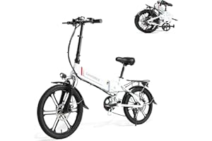 SAMEBIKE 2lvxd30 Bicicleta eléctrica 48v10.4ah Bicicleta eléctrica Plegable con Shimano 7 Velocidad niños y Adultos