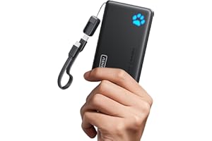 INIU Power Bank, 45W 10000mAh Powerbank Leichteste und Klein Aber Stark (USB C In & Out), PD3.0 Externe Handyakkus with Flashlight, Kompatibel mit iPhone 17 16 15 Pro Max Mini Samsung S24 S23, iPad