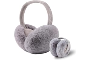 XIAOHAWANG Mujeres de Invierno Unisex Orejeras de Piel Sintética Caliente Orejeras Señora Niñas de Felpa Calentadores de Oído al Aire Libre Covers