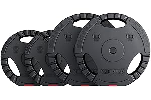 Gorilla Sports® Disques Poids - 1,25/2,5/5/10/15/20kg, Set 2/27,5/30kg, Ø 30/31mm, Fonte, Argent/Noir - Ensemble Plaques d'Haltères, Musculation, Fitness, Gym