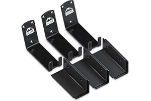 Borgen Bike Wall Mount - Bike Wall Rack Pedal for E-Bike, MTB or Road Bike with Support Bracket and Wall Protection Pads