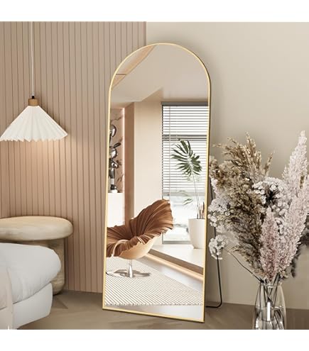 Specchio ad arco in metallo marrone 50x85 | Maisons du Monde
