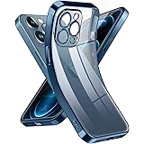 Supdeal Crystal Clear Hülle für iPhone 12 Pro Max, Niemals gelb mit Kameraschutz, Silikon Durchsichtig Handyhülle Weicher Pas