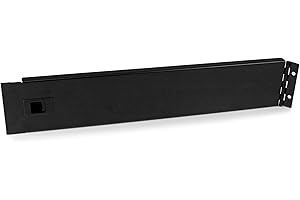 StarTech.com Panneau vierge solide à charnières pour rack de serveur 2U - Panneau de remplissage pour armoire (RKPNLHS2U)