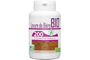 Levure de Bière Bio - 400mg - 200 Comprimés