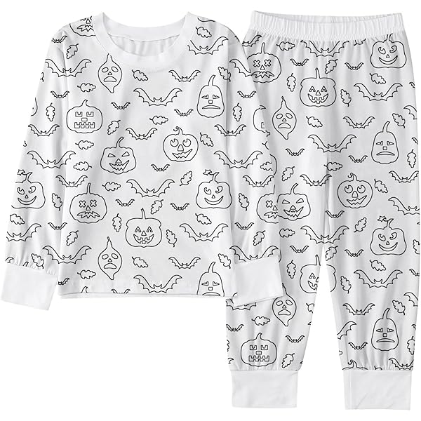 Pyjama à Colorier Pour Enfant - Combinaison DIY Avec Marqueurs Tissu - Fille Et Garçon