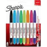 Sharpie Twin Tip Permanent Mark&ouml;r, 8'li Karışık Paket