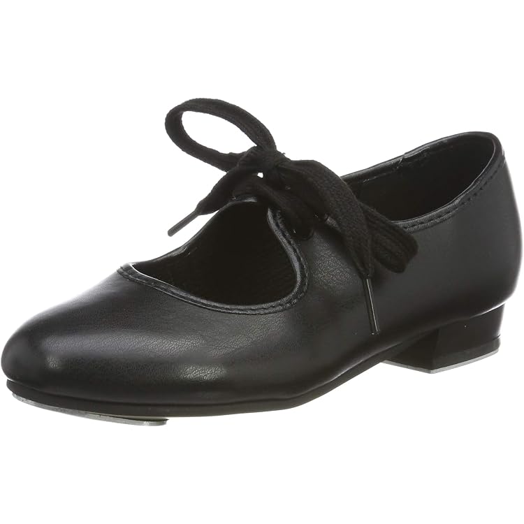 Roch Valley, Scarpe da tip tap da donna con tacco basso, Nero, 33 EU