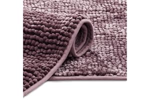 RESTILO Tappeto Bagno Antiscivolo 50 x 70 cm Tappetino da bagno super assorbente Uva Bati