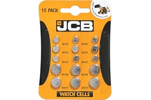 JCB batteries - watch cell batteries (assortment of 15)