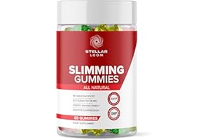 STELLAR LOOM Slimming + ACV Gummies for All Natural Weight Loss | 60 Vegan & Gluten-Free Gummies - 2 Months Supply | Enhanced with Vitamin B12 & Folic Acid