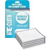 e-cloth Wash &amp; Wipe Dish Cloth Mikrofiber Temizleme Bezi, Mavi, 4'l&uuml; Paket