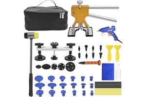 MENQANG Dent Repair Kit Werkzeuge, Body Dents Remover Kit 39 pcs Repair Tools Dellen Repair Tool Dellen Repair Pen und Gummihammer