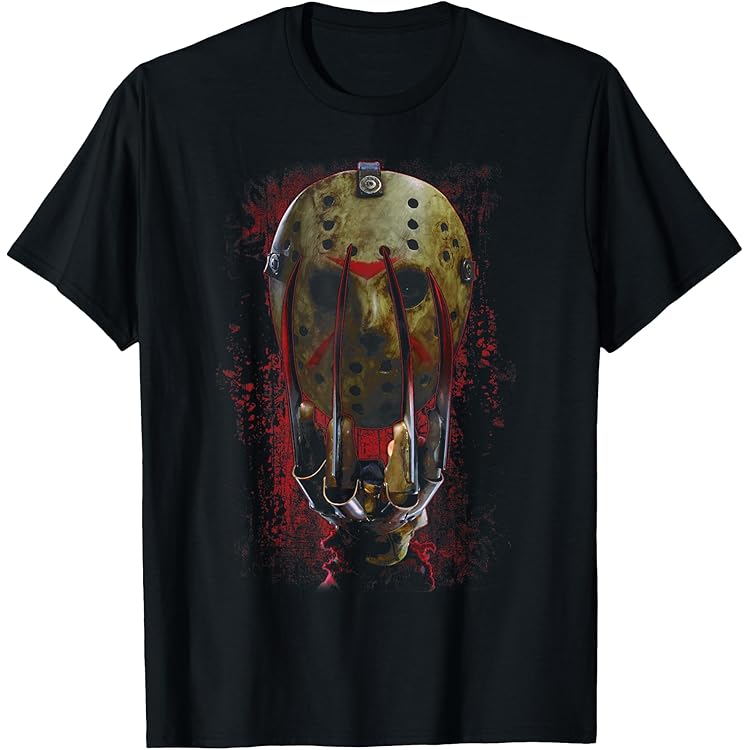 Freddy vs Jason Face Off T-Shirt : Amazon.de: Fashion