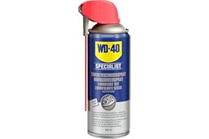 WD-40 Specialist Trockenschmierspray Smart Straw 3x400 ml – Präzise Anwendung mit klappbarem Sprührohr, reduziert Reibung und Verschleiß, trocknet schnell, schmutzresistent, farblos, 360°-Ventil