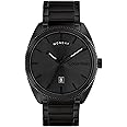 Calvin Klein Progress Qtz Basic Calendar Grey Round Dial Men's Watch|Ionic Plated Black Steel Material|Black Color Band - 25200448