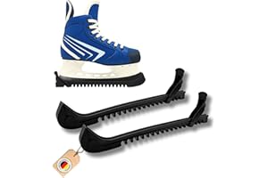 ESSENTIVAL® Premium Verstellbarer Kufenschoner speziell gegen Rost Bildung (1 Paar) I Kufenschutz Eishockey I für Schlittschuhe I Für Kinder und Erwachsenen Kufen I für alle Größen I Spaten Schutz