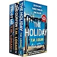 T M Logan Collection 3 Books Set (The Holiday, The Curfew, Trust Me)