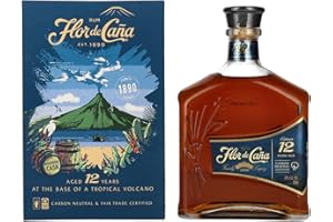 Ron Premium Flor de Caña 12 Años - 1 botella de 70 cl