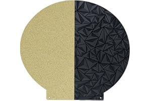 Cavabien Imprimante 3D Flexible PEI PEO Sheet Kit Double face 270mm Diamètre Lit Build Surface pour Flsu QQ-S/Pro Delta Plateforme Plaque