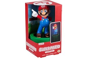Super Mario Figure Light - Officially Licensed Nintendo Merchandise Featuring Mario, Home and Office Decor, Gift for Retro Gamers, Battery Powered | Paladone