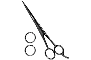 Utopia Care 6,5 pollici Forbici da parrucchiere in acciaio inox (Nero, 7.5 Pollici)