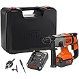 Black & Decker BCD900M1K, SDS-Plus Hammer 18 V with 1 Battery 4.0 Ahh, Orange/Black