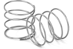 GUNGY Muelles de Compresion de Acero Inoxidable Resorte de Compresión 15mm Diámetro Alambre 0,75mm Diámetro Exterior 16mm Fuerza del Resorte 0,27kg 4 Piezas