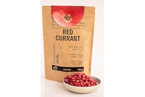 Healthy Future | Freeze Dried Redcurrant 100% Natural, Gluten Free, No Added Sugar, No preservatives, Healthy Fruit Snack