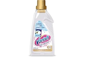 Vanish Reckitt Oxi Advance - Quitamanchas y blanqueador para ropa blanca, en gel, sin lejía - 690ml, El embalaje puede variar