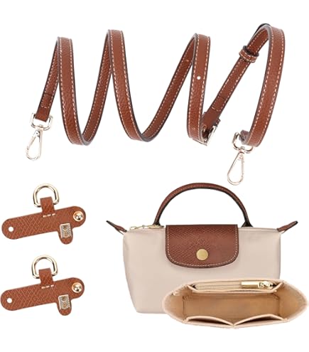 Taschenorganizer-Einsatz aus Weichem Filz für Baguette-Taschen