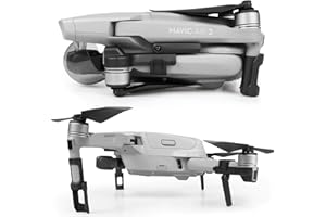SYMIK Tren de Aterrizaje de Plegable para dji Air 2S/dji Mavic Air 2, Diseño Completamente Plegable, se Puede Dejar en el dron en Todo Momento, Incluso Cuando está Plegado, Accesorios