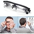 ASRIZE Focus Adjustable Lens Reading Myopia Glasses Men Women Variable Vision Strength Glasses Correction Binocular Focus Adjustable Lens Reading Uptodate 2022(Black)